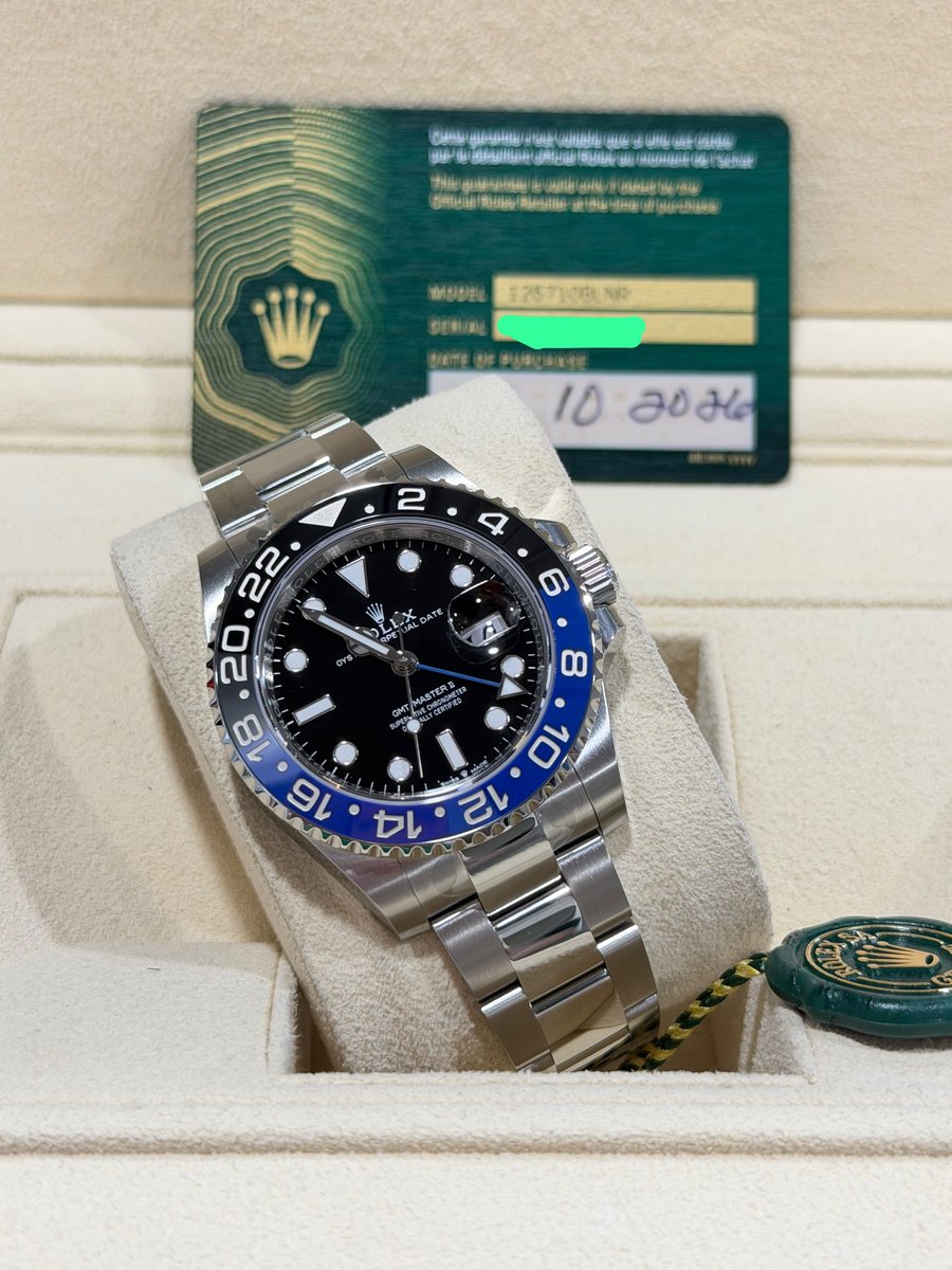 Rolex GMT-Master II "Batman" 126710BLNR