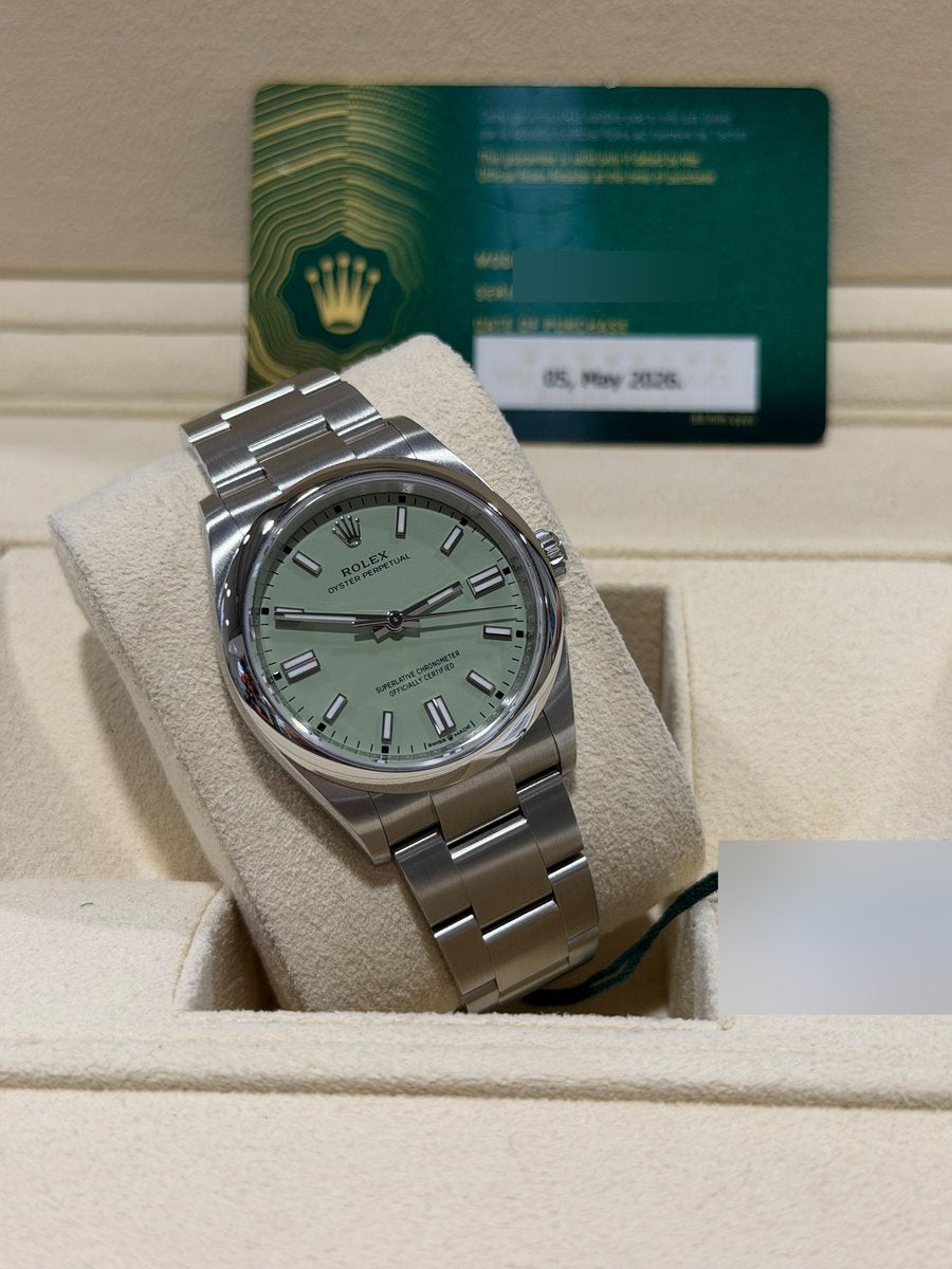 Rolex Oyster Perpetual 36 126000, pistachio